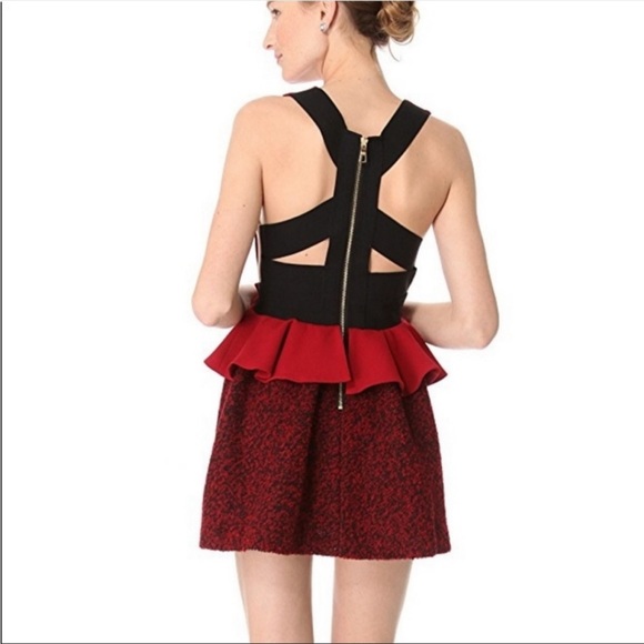 Three Floor Red Bad Girl Cocktail Dress Size 10 - Picture 7 of 13